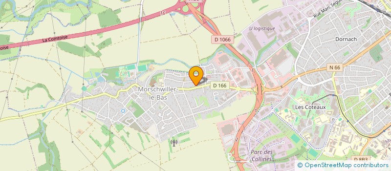 localisation de l'entreprise FUN MOVING  MORSCHWILLER-LE-BAS