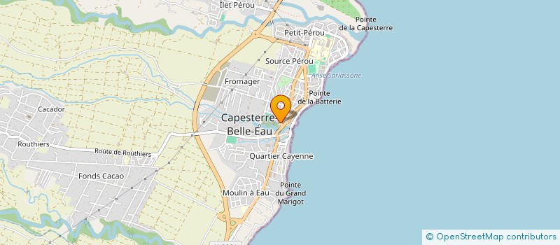 localisation de l'entreprise FUN N ' PIZZA à CAPESTERRE-BELLE-EAU