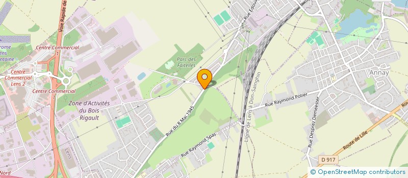 localisation de l'entreprise FUN OCCAS à VENDIN-LE-VIEIL