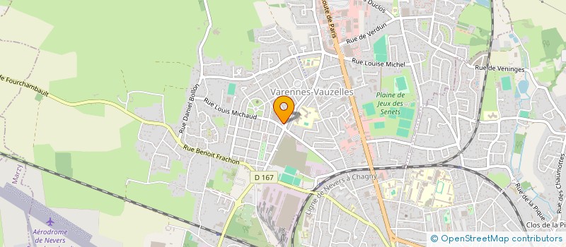 localisation de l'entreprise FUN PARC AVENTURE  VARENNES-VAUZELLES