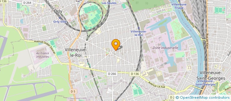 localisation de l'entreprise FUN PIZZA à VILLENEUVE-LE-ROI