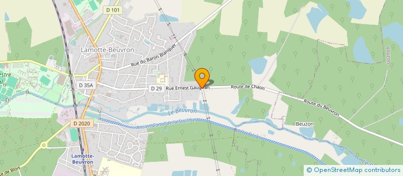 localisation de l'entreprise FUN RUNNING DOG  LAMOTTE-BEUVRON