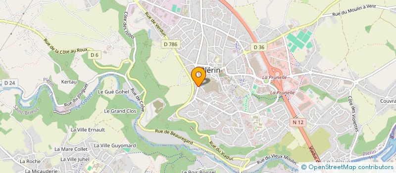 localisation de l'entreprise FUN SERVICE SARL à PLERIN