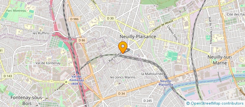 localisation de l'entreprise FUN-TEC  NEUILLY-PLAISANCE
