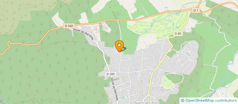 localisation de l'entreprise FUN TIR CLUB  NANS-LES-PINS