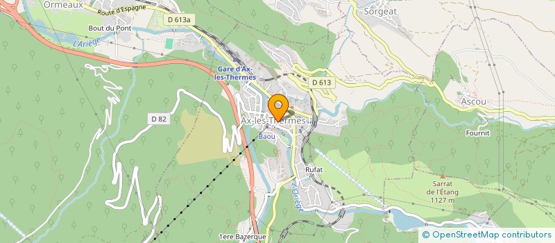 localisation de l'entreprise FUN2RENT à AX-LES-THERMES