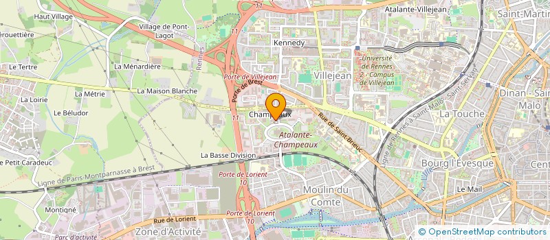 localisation de l'entreprise FUNAE à RENNES