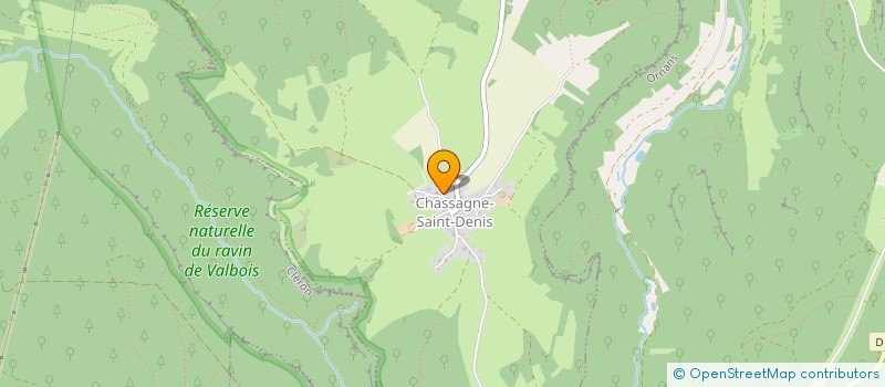 localisation de l'entreprise FUNAMB'ULLY  CHASSAGNE-SAINT-DENIS