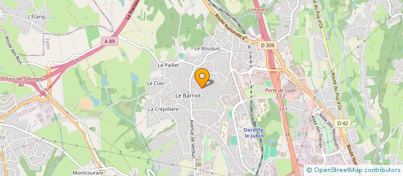 localisation de l'entreprise FUNAR TECHNOLOGIE  DARDILLY