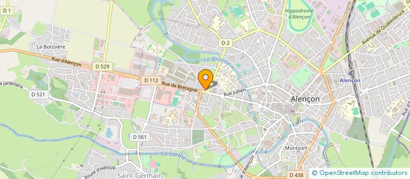 localisation de l'entreprise FUNAUTO à ALENCON