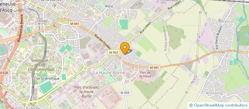 localisation de l'entreprise FUNBALL  VILLENEUVE-D'ASCQ