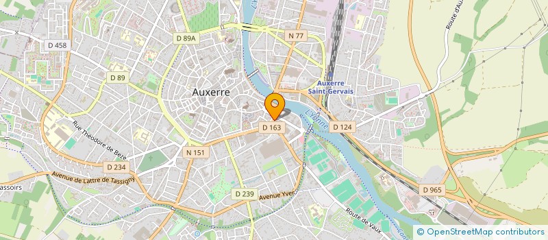 localisation de l'entreprise FUNCAR à AUXERRE