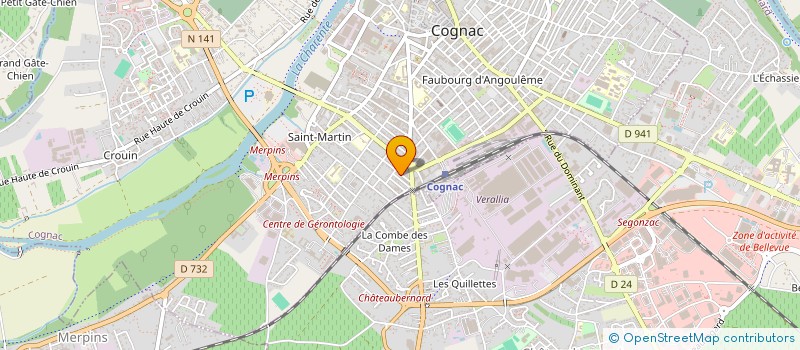 localisation de l'entreprise FUNCTIONAL TRAINING COGNAC à COGNAC