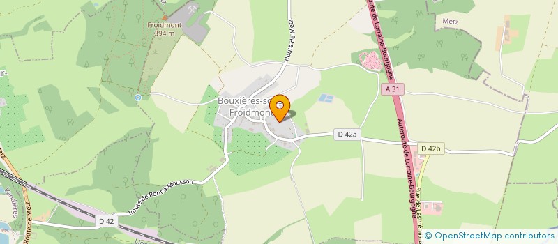 localisation de l'entreprise FUNCUBE  BOUXIERES-SOUS-FROIDMONT