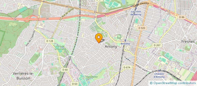 localisation de l'entreprise FUND KIS à ANTONY