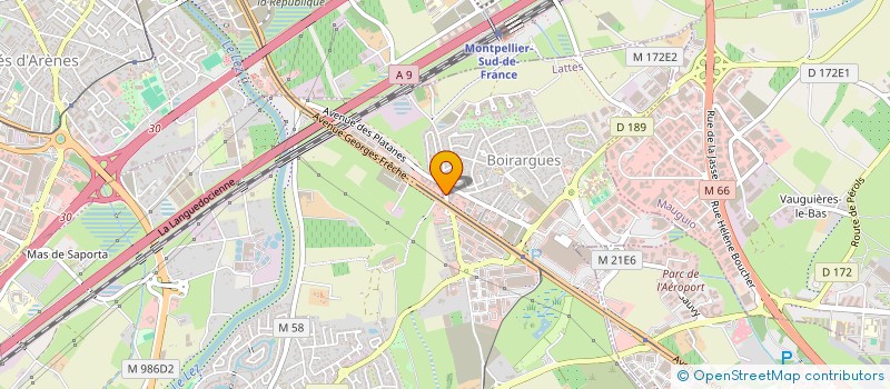 localisation de l'entreprise FUND-UP à LATTES