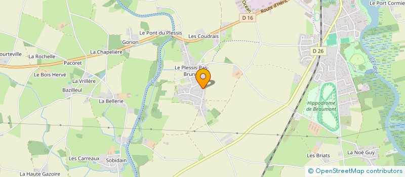 localisation de l'entreprise FUNDAMENT  NORT-SUR-ERDRE