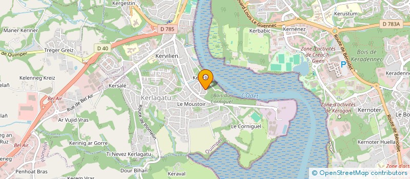 localisation de l'entreprise FUNDAMENTO à QUIMPER