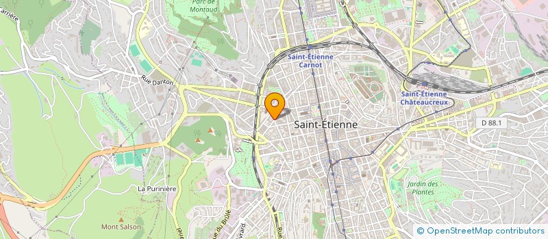 localisation de l'entreprise FUNDATA RECORDS à SAINT-ETIENNE