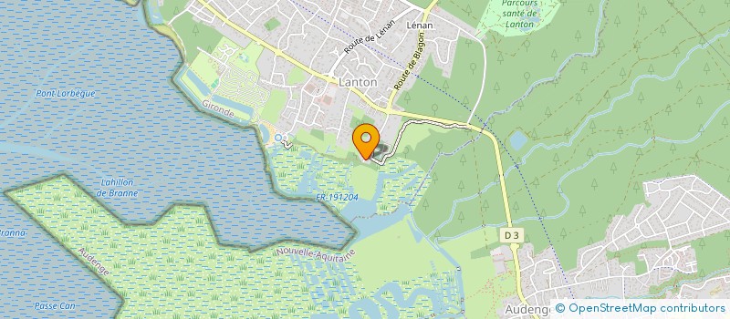 localisation de l'entreprise FUNDATUS  LANTON