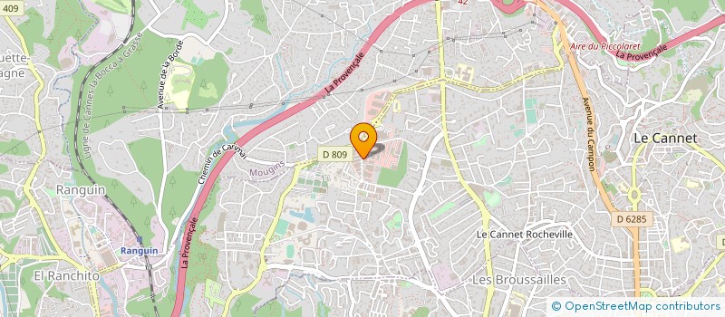 localisation de l'entreprise FUNDAYS à LE CANNET