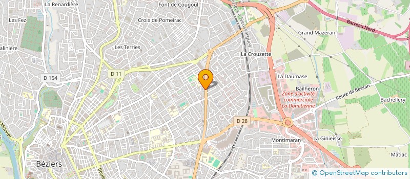 localisation de l'entreprise FUNDED PROGRAM  BEZIERS