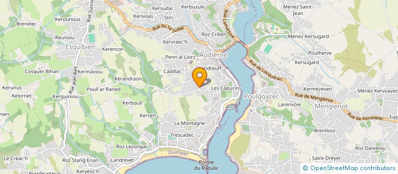 localisation de l'entreprise FUNDINVEST  AUDIERNE