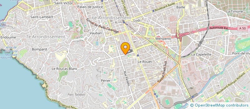 localisation de l'entreprise FUNDIS'AFRICA  MARSEILLE