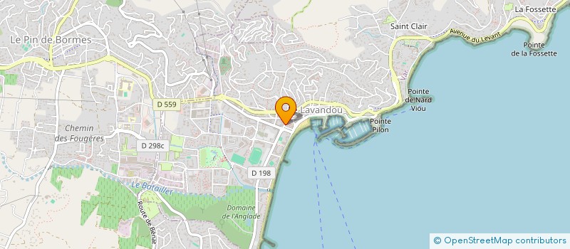 localisation de l'entreprise FUNDRISE FRANCE à LE LAVANDOU