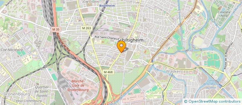 localisation de l'entreprise FUNE-CONFIANCE à STRASBOURG