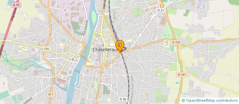 localisation de l'entreprise FUNE RM  CHATELLERAULT