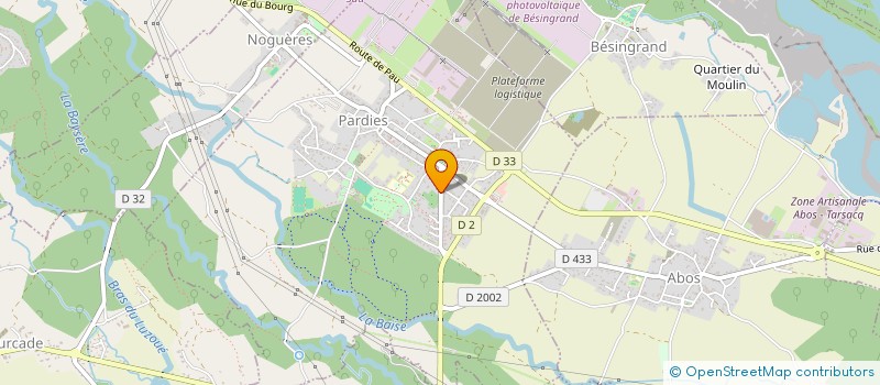 localisation de l'entreprise FUNEBOX  PARDIES