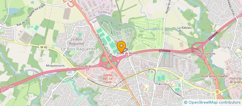 localisation de l'entreprise FUNECAP OUEST à NANTES
