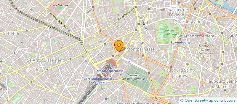 localisation de l'entreprise FUNECAP - SCA à PARIS