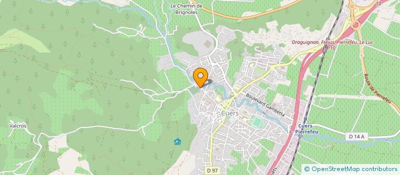 localisation de l'entreprise FUNECAP SUD EST à CUERS