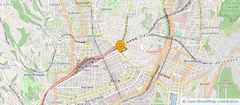 localisation de l'entreprise FUNEL HENRIETTE à NICE