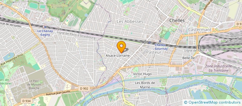 localisation de l'entreprise FUNEL INVEST à CHELLES