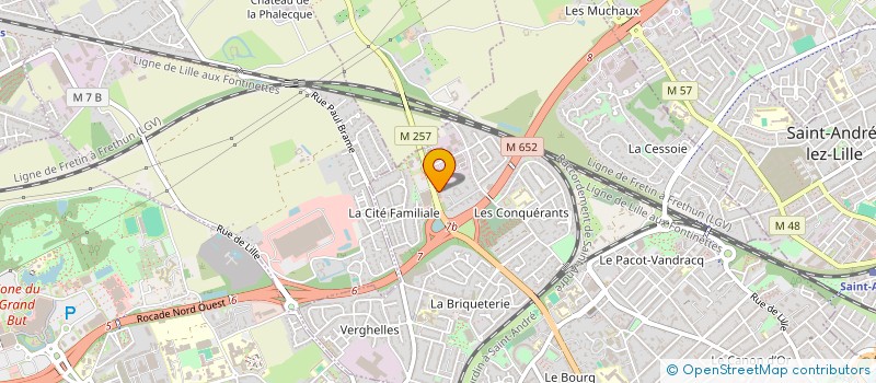 localisation de l'entreprise FUNELOG à LAMBERSART