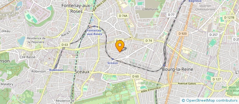 localisation de l'entreprise FUNEMPLOI  SCEAUX