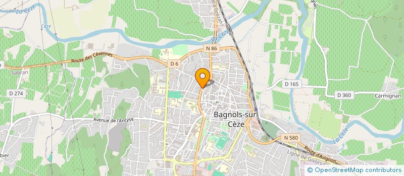 localisation de l'entreprise FUNERAILLES SAINT CHRISTOPHE à BAGNOLS-SUR-CEZE