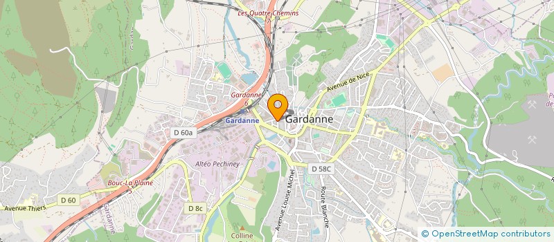 localisation de l'entreprise FUNERAILLES SOLIDARITE à GARDANNE