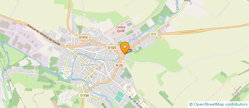 localisation de l'entreprise FUNERAIRE INITIATIVE à DOULLENS