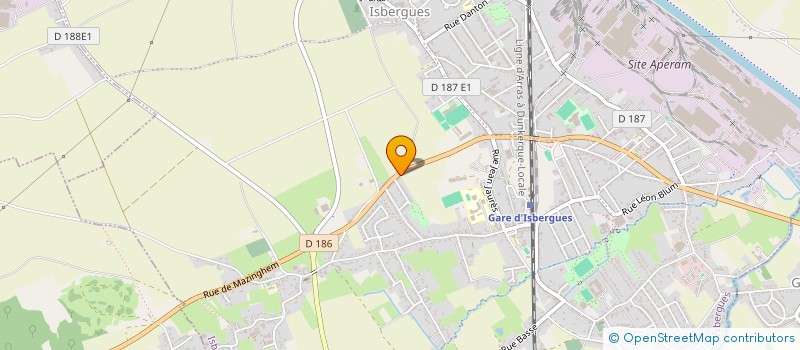 localisation de l'entreprise FUNERAIRES COLLECTIVITES GENERALES  ISBERGUES