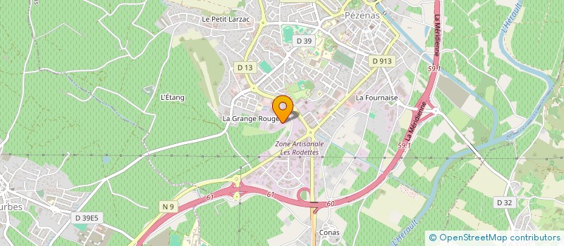 localisation de l'entreprise FUNERAL à PEZENAS