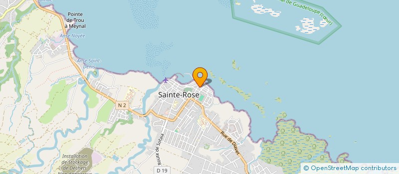 localisation de l'entreprise FUNERAL AGENCY  SAINTE-ROSE