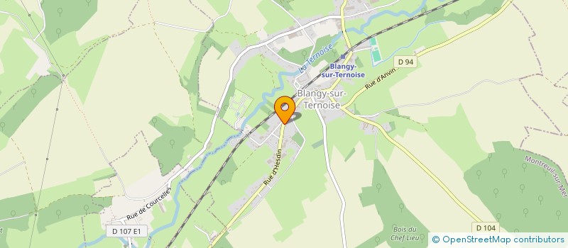 localisation de l'entreprise FUNERAL HOLDING  BLANGY-SUR-TERNOISE