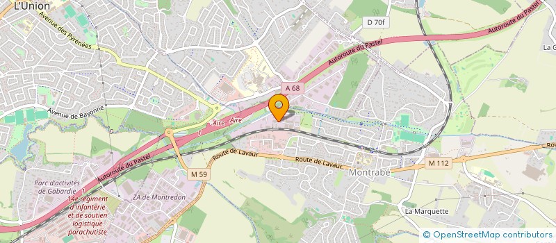 localisation de l'entreprise FUNERARIUM L'ENVOL  MONTRABE