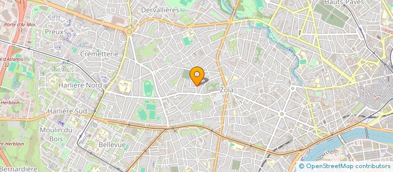 localisation de l'entreprise FUNERIAL à NANTES
