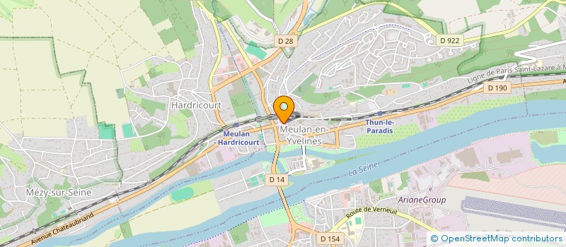 localisation de l'entreprise FUNERIUM à MEULAN-EN-YVELINES