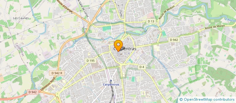 localisation de l'entreprise FUNERO à CARPENTRAS
